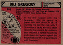 1980 Topps Bill Gregory