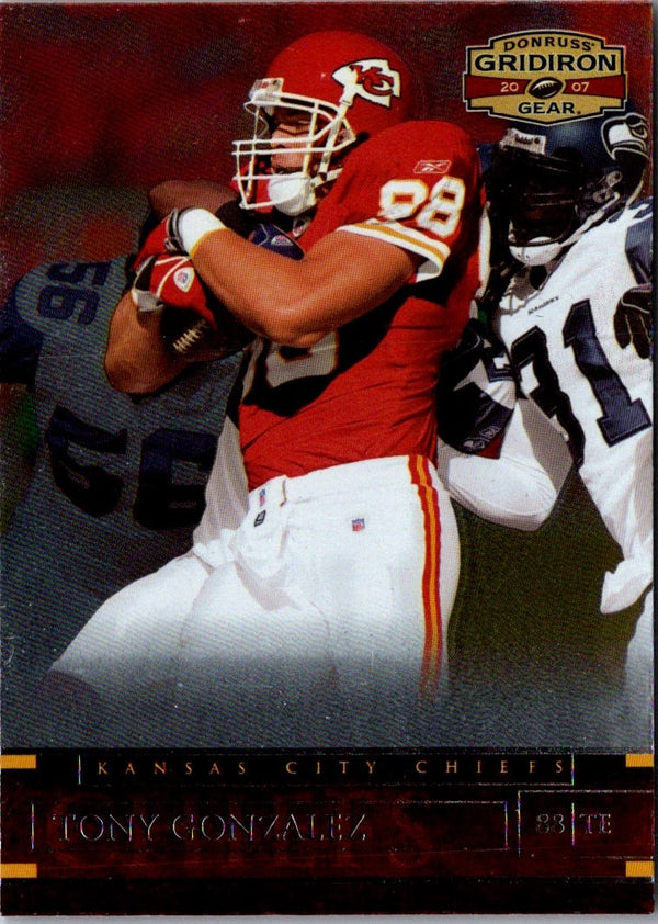 2007 Donruss Gridiron Gear Tony Gonzalez #93