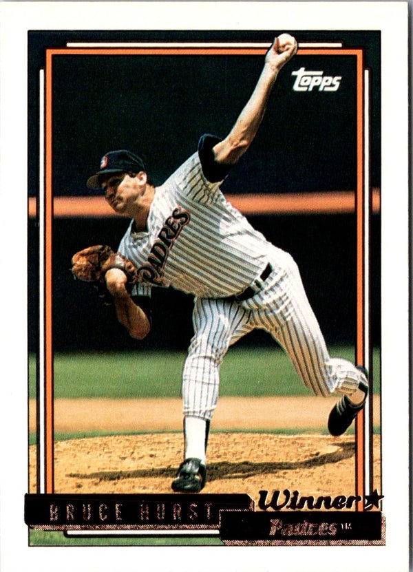 1992 Topps Bruce Hurst #595