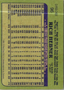 1982 O-Pee-Chee Richie Hebner