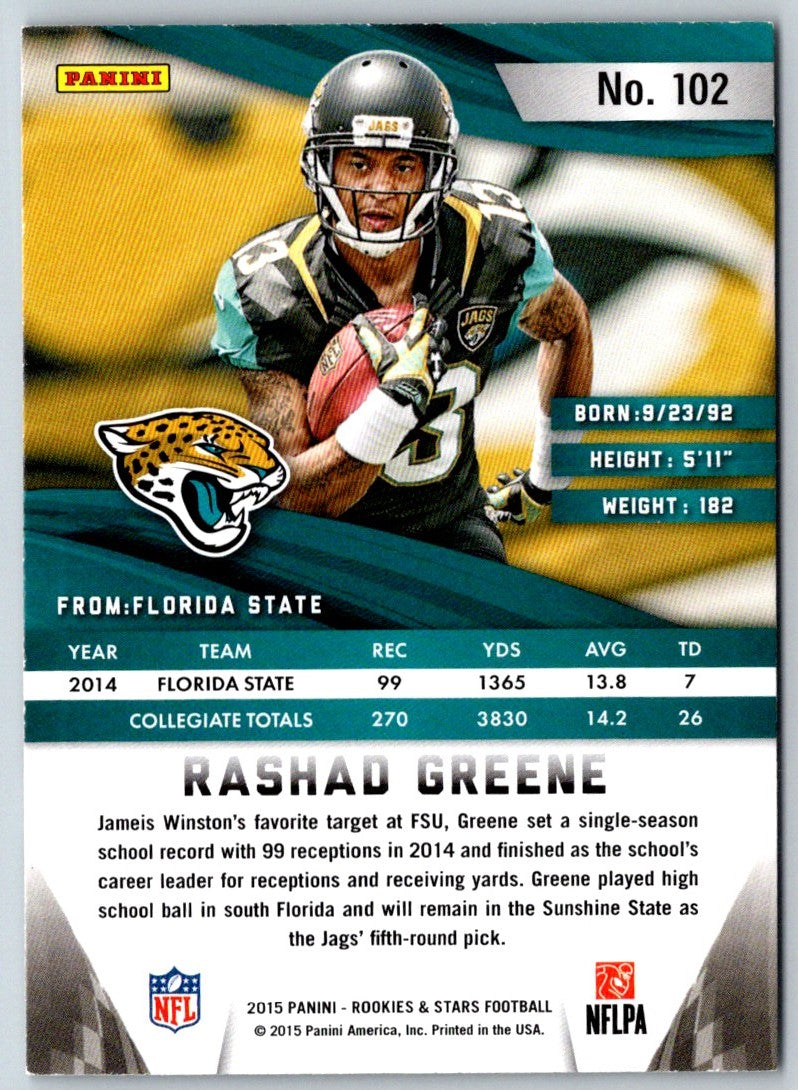 2015 Panini Rookies & Stars Rashad Greene