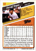 1993 Topps Gold David Segui #82