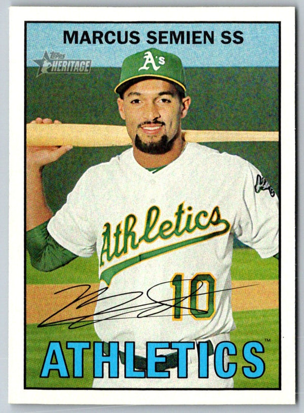 2016 Topps Heritage Marcus Semien #46