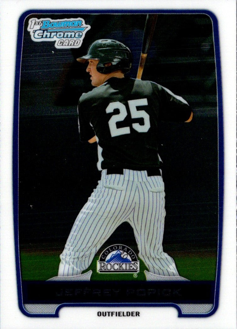 2012 Bowman Draft Picks & Prospects Jeffrey Popick