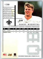 1998 Leaf Rookies And Stars Danny Wuerffel #138