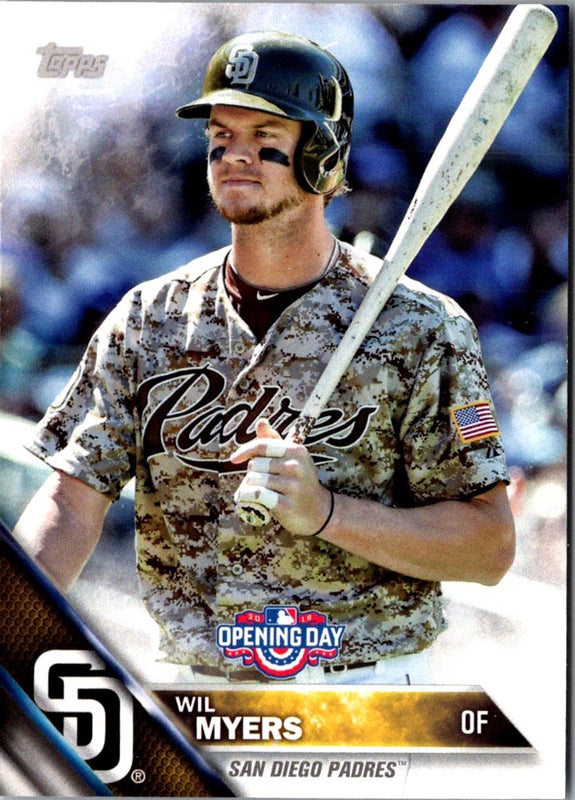 2016 Topps Opening Day Blue Foil Wil Myers #OD-120