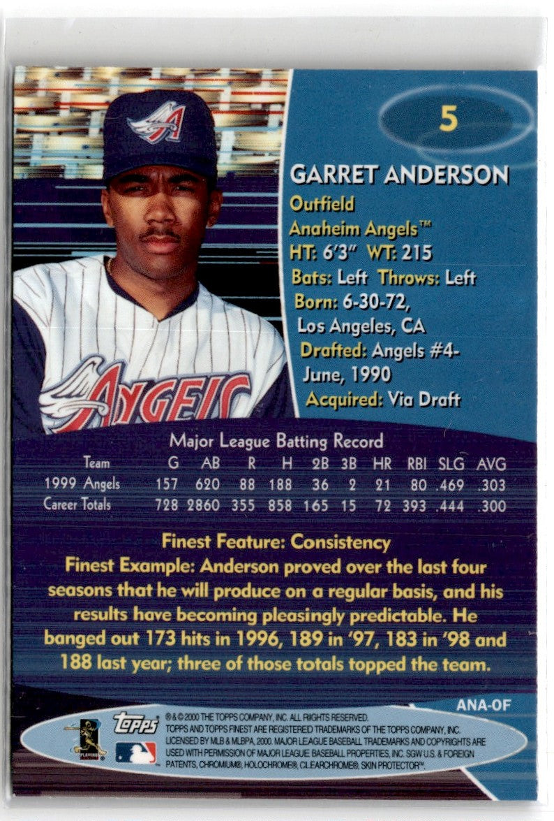 2000 Finest Garret Anderson