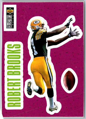 1996 Collector's Choice Stick-Ums Robert Brooks #S17