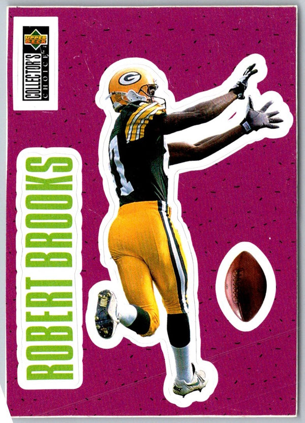 1996 Collector's Choice Stick-Ums Robert Brooks #S17