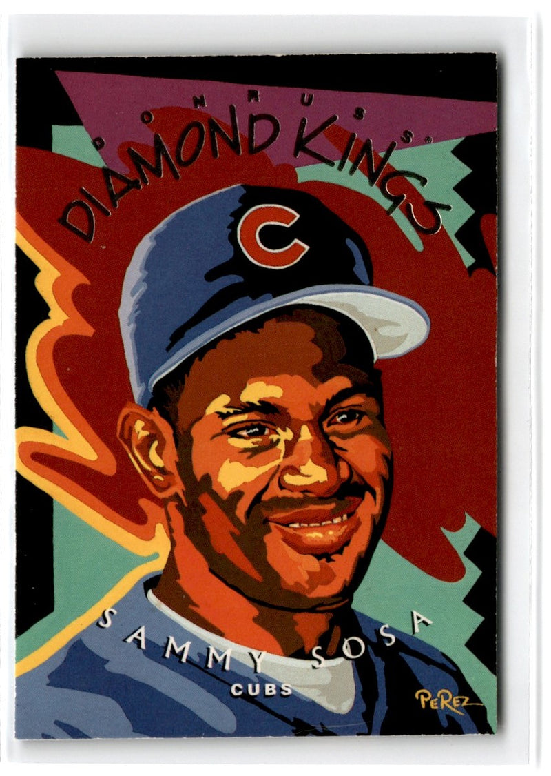 1995 Donruss Diamond Kings Sammy Sosa