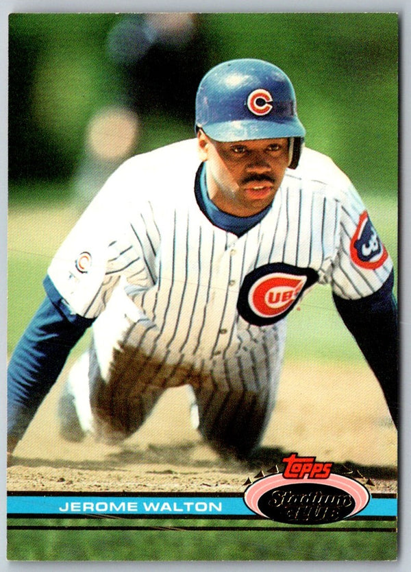 1991 Stadium Club Jerome Walton #162
