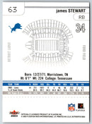 2003 Fleer Authentix James Stewart