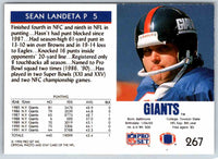 1990 Proset Sean Landeta #267