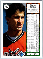 1989 Upper Deck Steve Finley #742