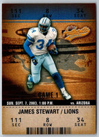 2003 Fleer Authentix James Stewart #63