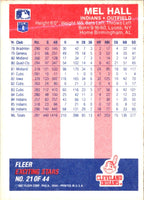 1987 Fleer Exciting Stars Mel Hall #21
