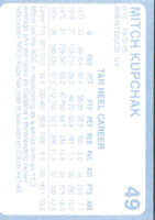1989 Collegiate Collection North Carolina's Finest Mitch Kupchak #49