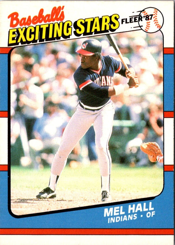 1987 Fleer Exciting Stars Mel Hall #21