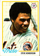 1978 Topps Steve Henderson