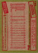 1985 Topps Warren Brusstar