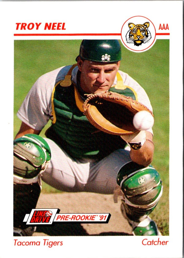 1991 Line Drive AAA Troy Neel #543