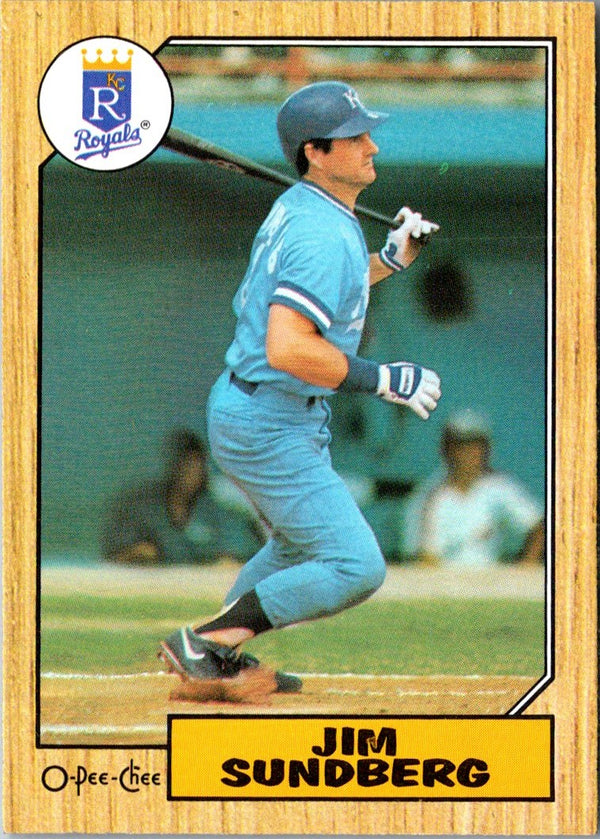 1987 O-Pee-Chee Jim Sundberg #190