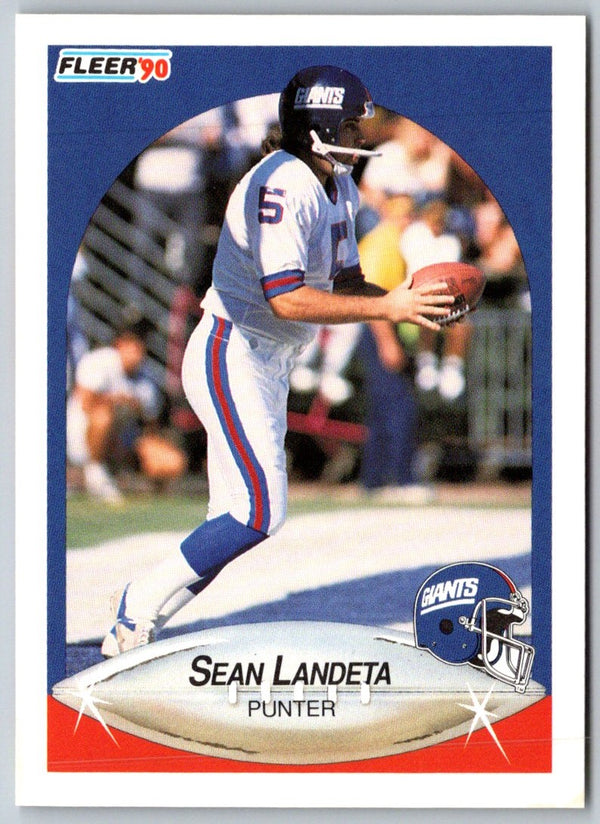 1990 Fleer Sean Landeta #70