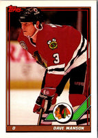 1991 Topps Dave Manson #409