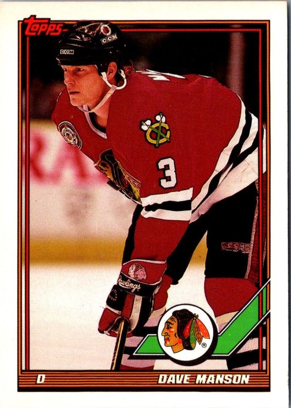 1991 Topps Dave Manson #409