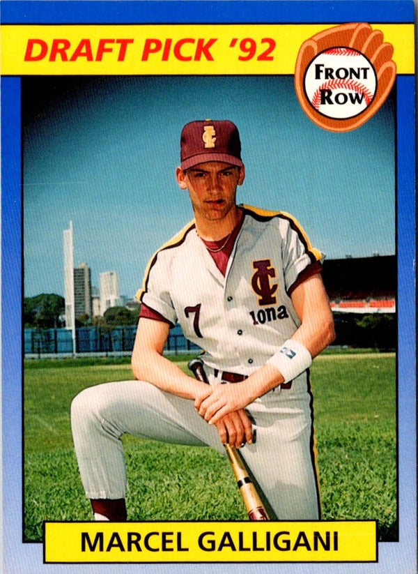 1992 Front Row Draft Picks Marcel Galligani #67