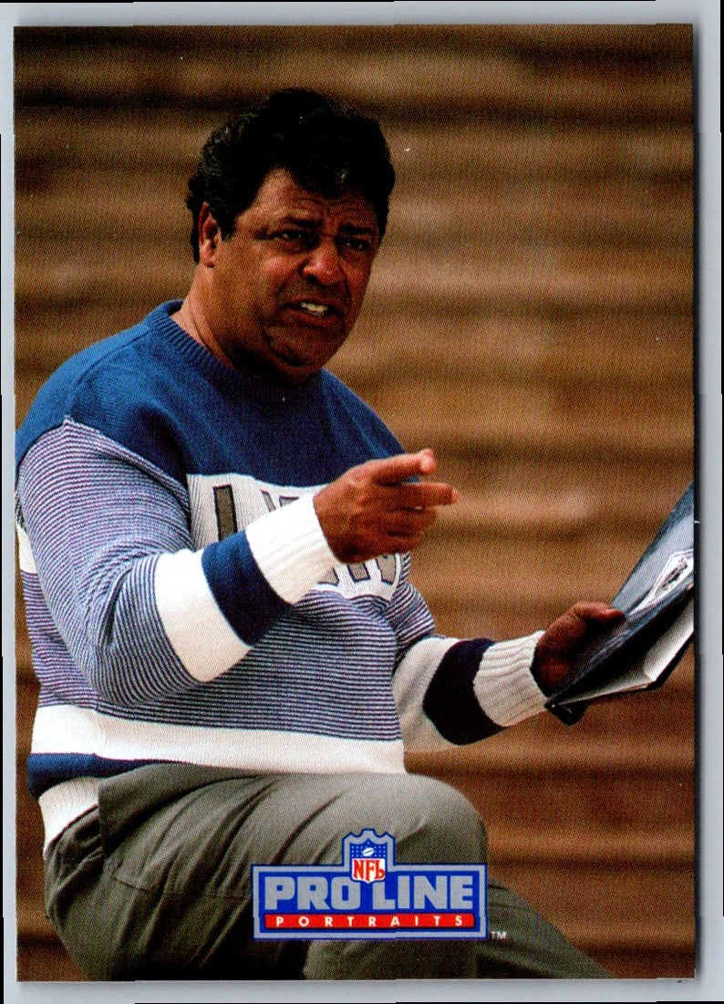 1991 Pro Line Portraits Wayne Fontes