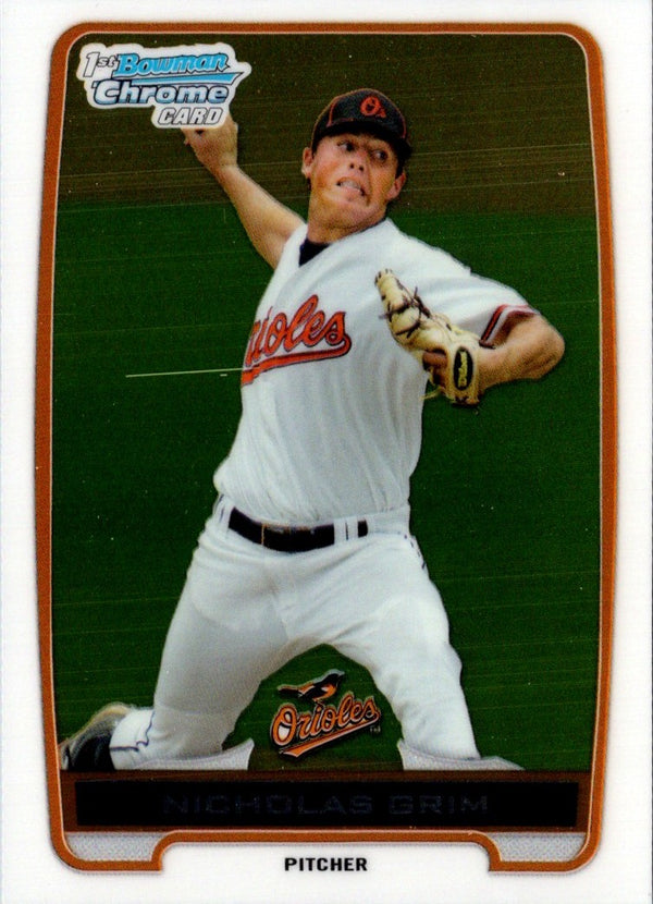 2012 Bowman Draft Picks & Prospects Chrome Sean McAdams #BDPP94