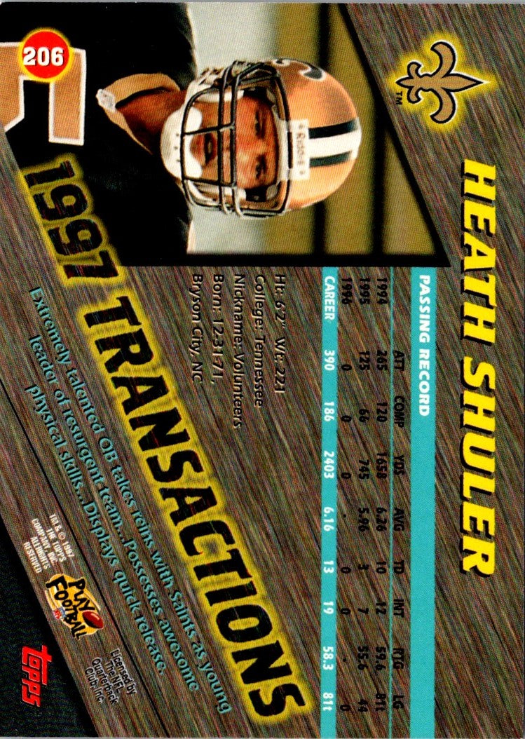 1997 Stadium Club Heath Shuler