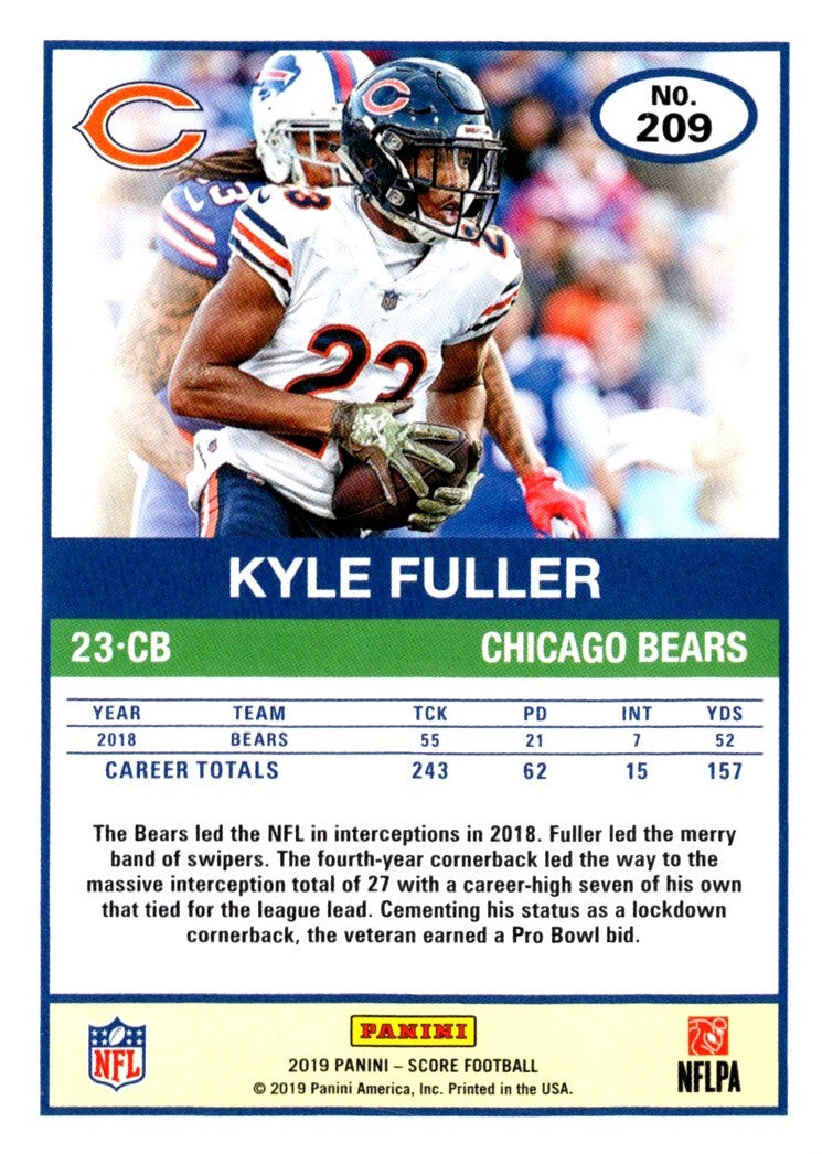 2019 Score Kyle Fuller