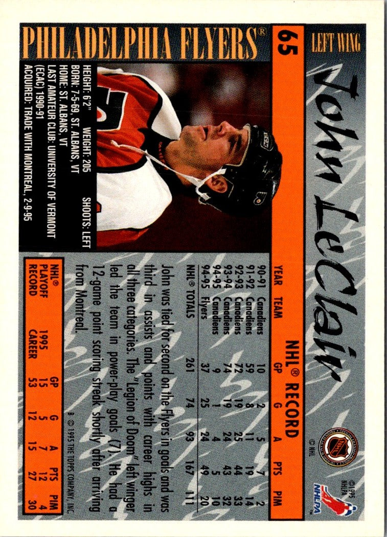 1995 Topps John LeClair