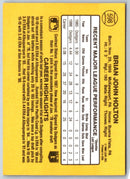 1987 Donruss The Rookies Brian Holton