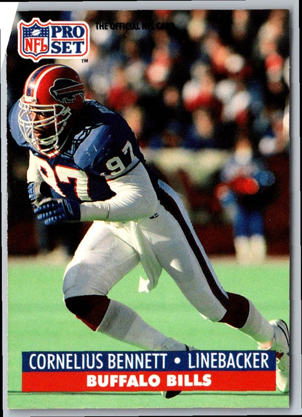 1992 Pro Set Power Cornelius Bennett #97