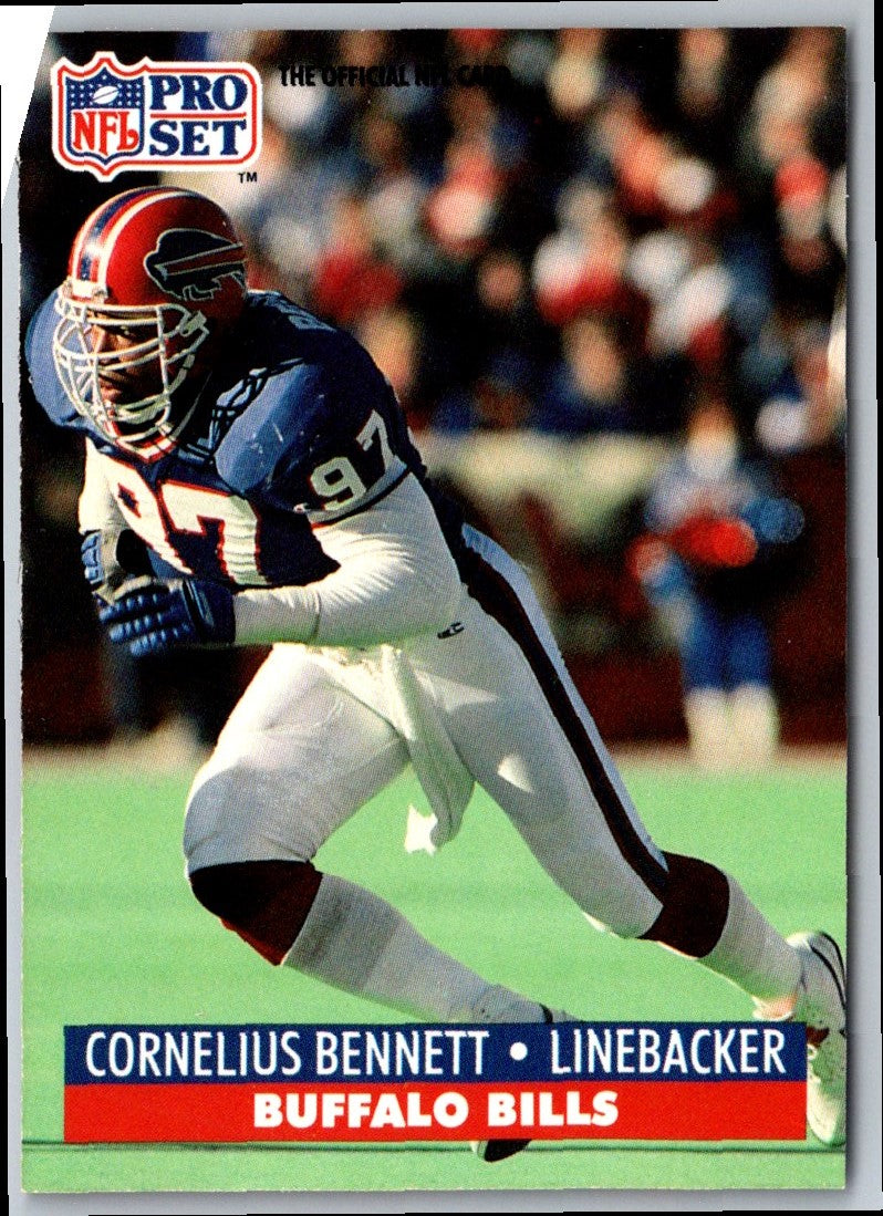 1992 Pro Set Power Cornelius Bennett