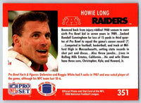 1990 Pro Set Howie Long #351