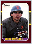1987 Donruss Opening Day Benito Santiago