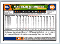 2008 Topps Magglio Ordonez #145