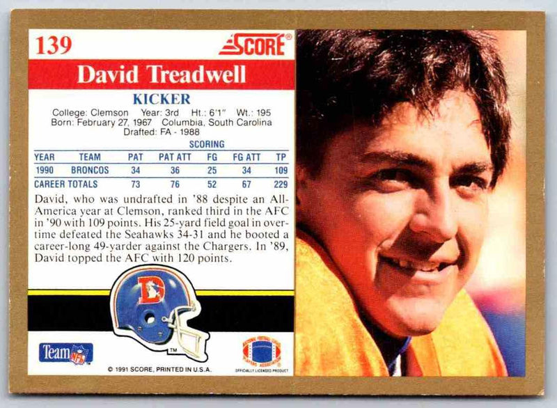 1991 Score David Treadwell
