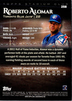2019 Stadium Club Roberto Alomar #258