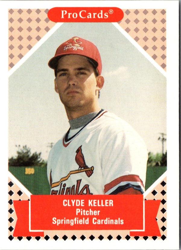 1991 ProCards Clyde Keller #318