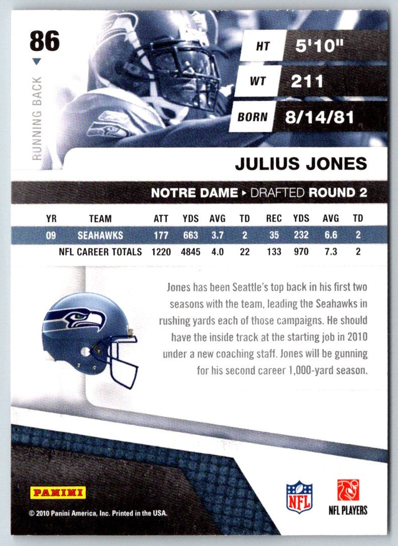 2010 Panini Absolute Memorabilia Julius Jones