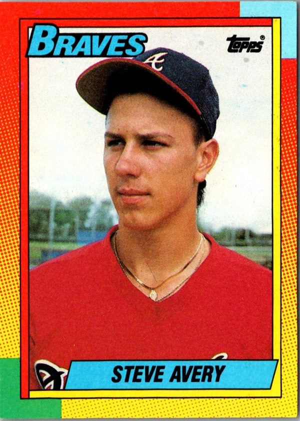 1990 Topps Traded Steve Avery #4T