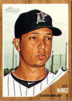 2011 Topps Heritage Leo Nunez #424