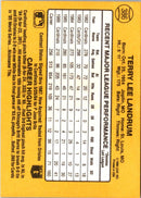 1987 Donruss Tito Landrum