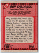 1990 Topps Ray Childress