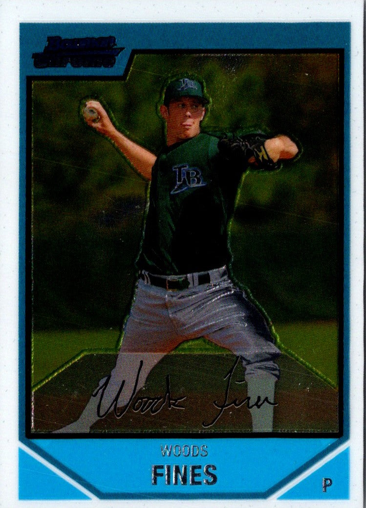 2007 Bowman Chrome Prospects Woods Fines